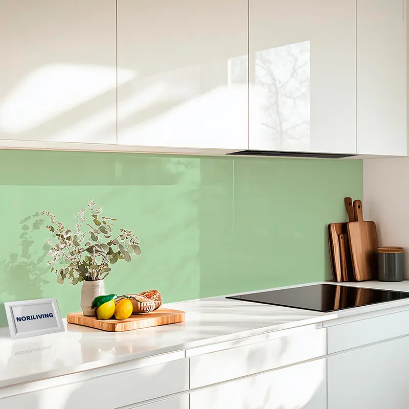 Küchenrückwand Alu 1-4 teilig Unifarbe Grün 2320