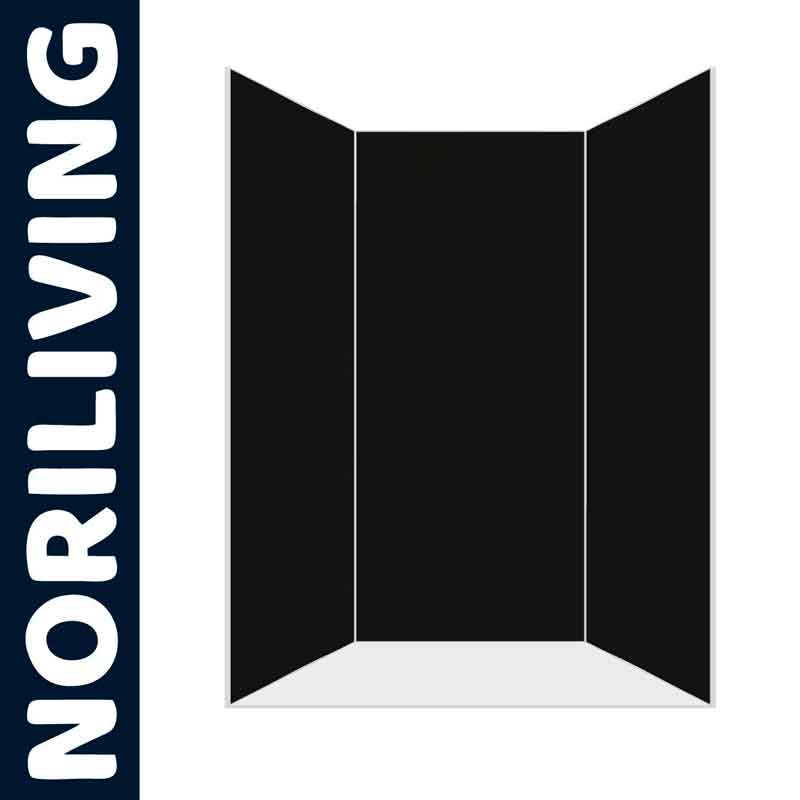 Schwarze Pflanzkübel-Verkleidung von Noriliving