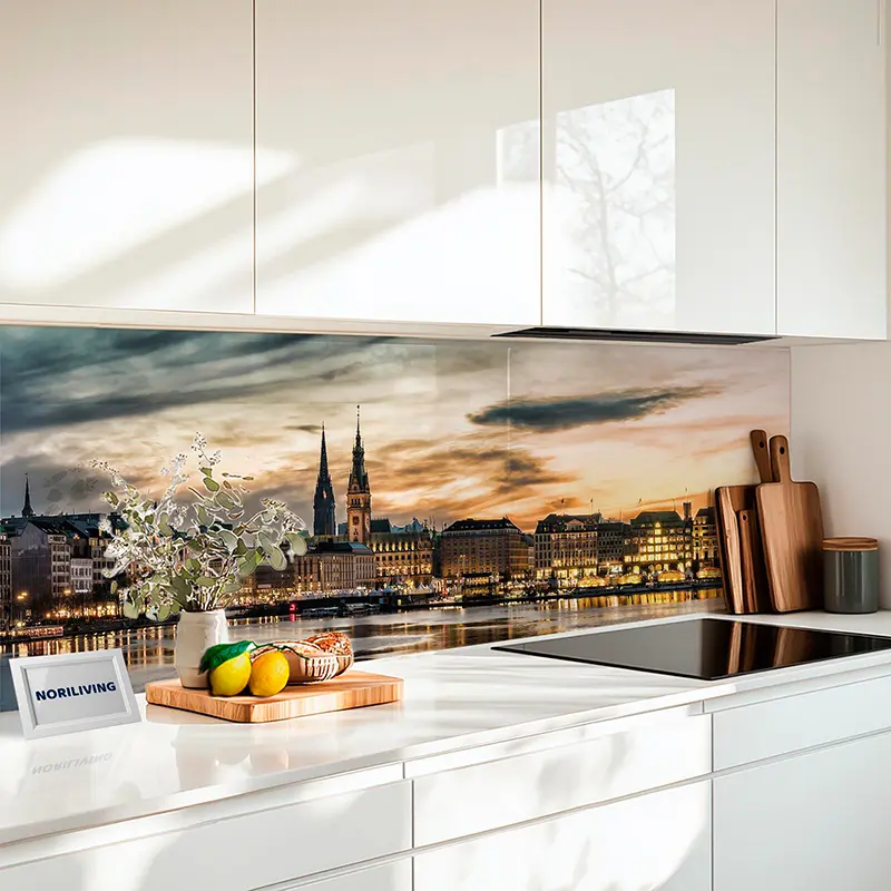 Küchenrückwand Alu Hamburg 060