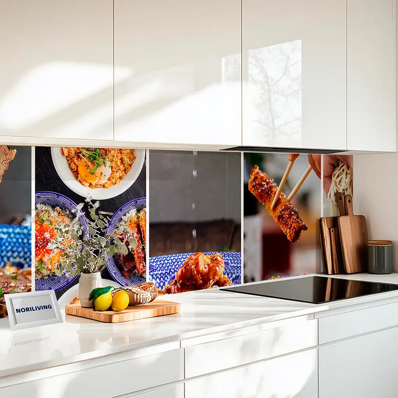 Küchenrückwand Alu Asiatische Küchengerichte 555