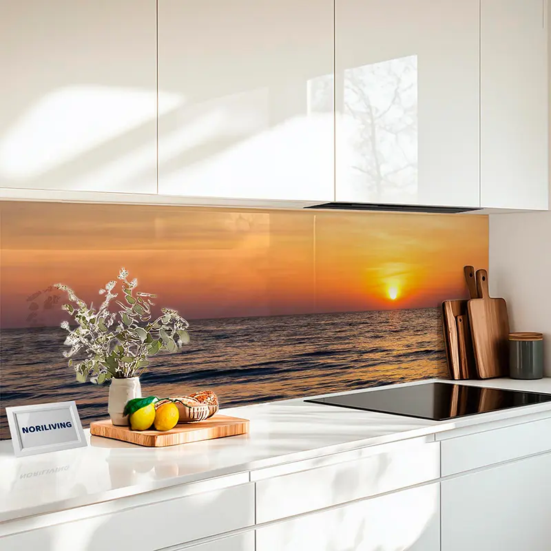 Küchenrückwand Echtglasoptik Profiline Meer Sonnenuntergang 382