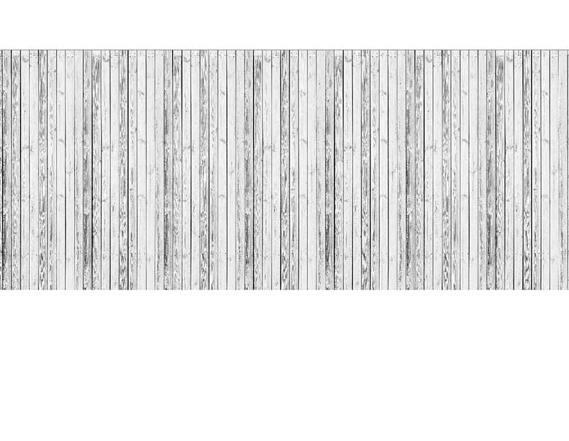 Weiße Holzwand mit vertikalen Holzlatten als Hintergrund