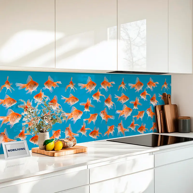 Küchenrückwand Alu Goldfische 342