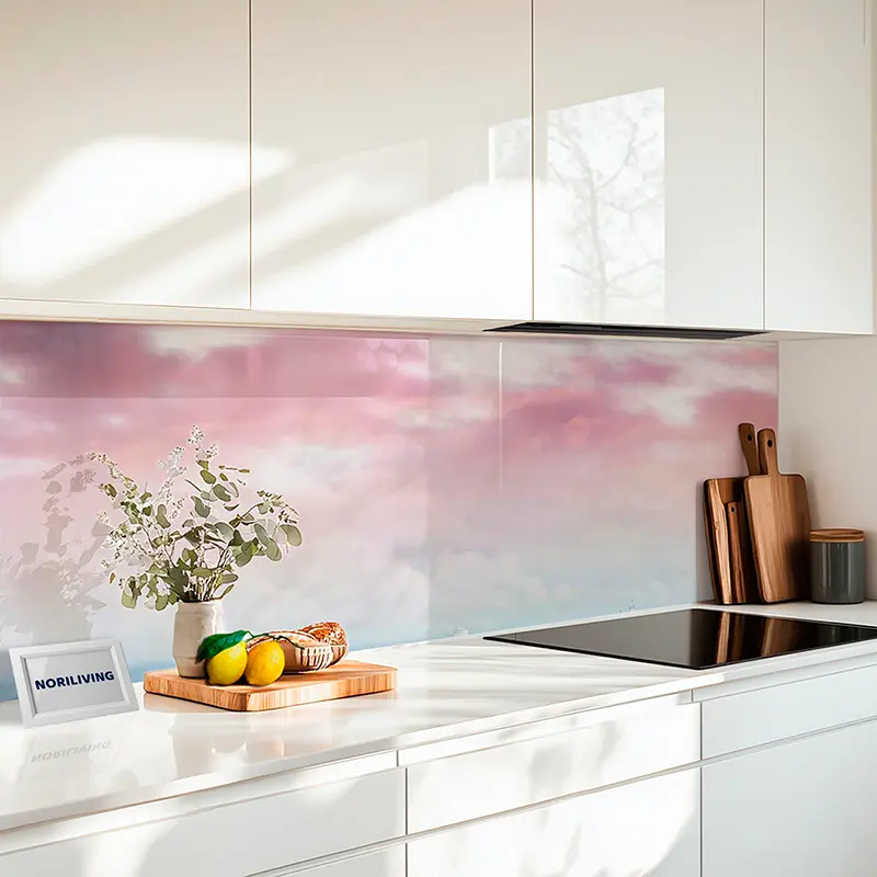 Fliesenspiegel Alu Hafenpromenade bei Sonnenuntergang 038