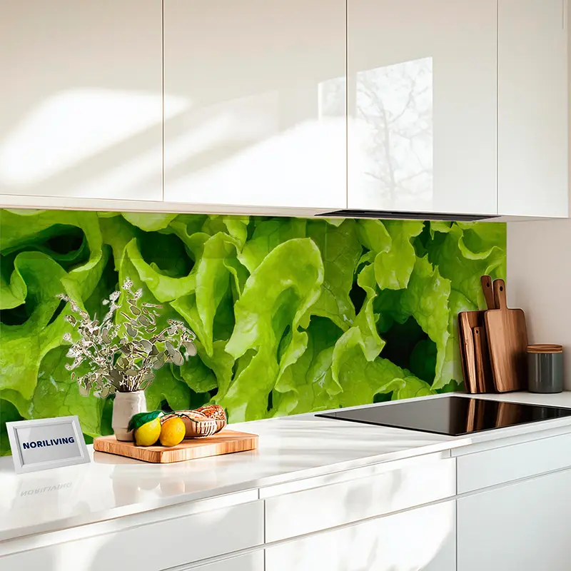 Küchenrückwand Alu Kopfsalat in voller Pracht 835