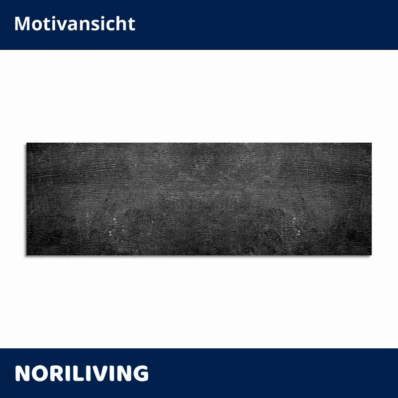 Panoramawandbild schwarz Kreidetafeloptik